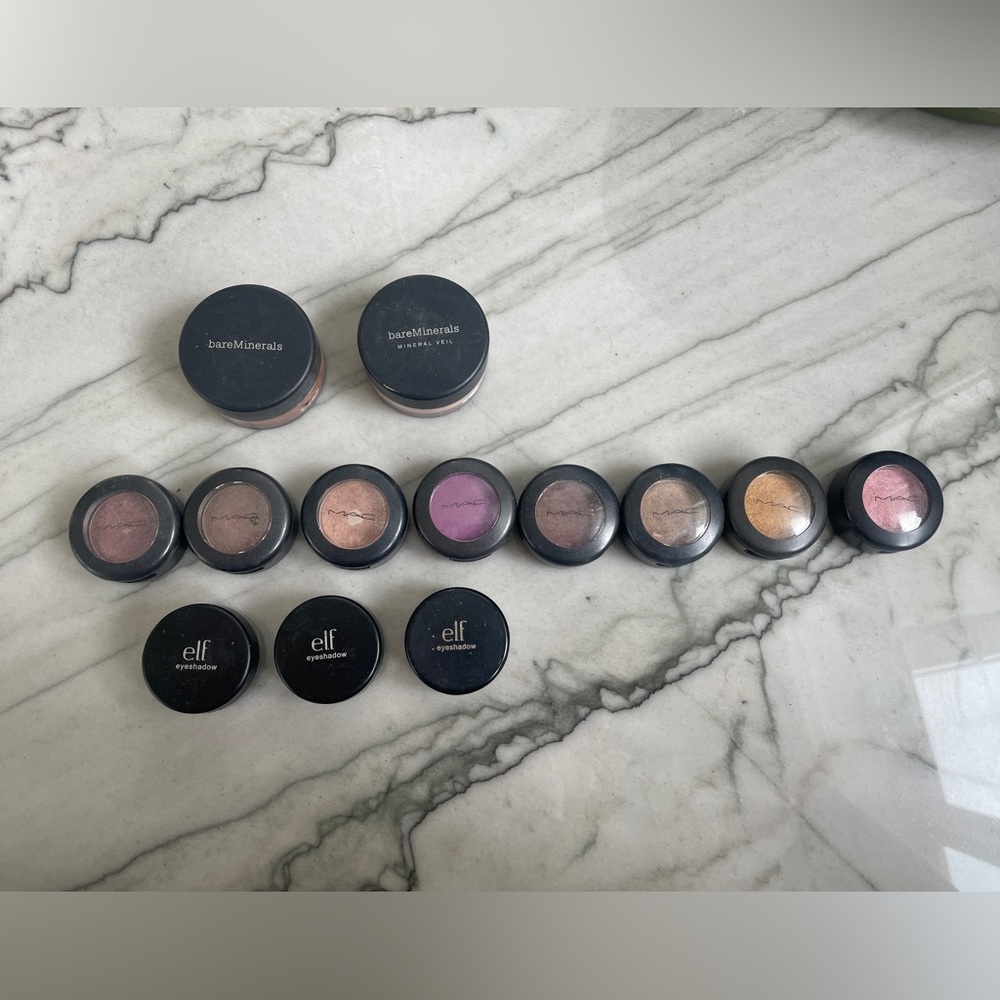 Mac, Elf, Bare Minerals, brushes